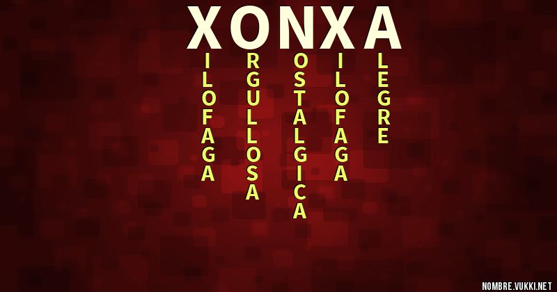 Acróstico xonxa