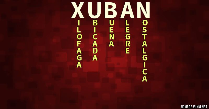 Acróstico xuban