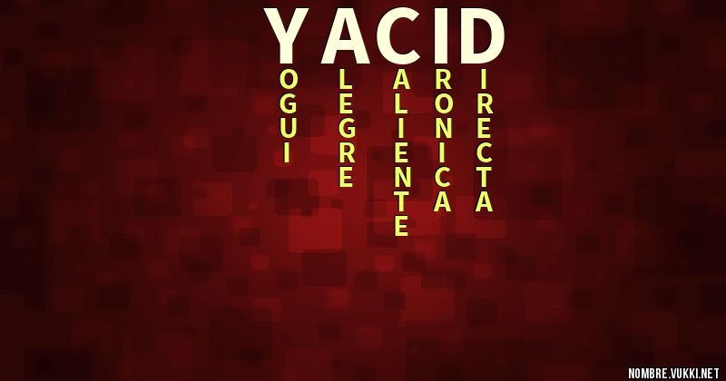 Acróstico yacid