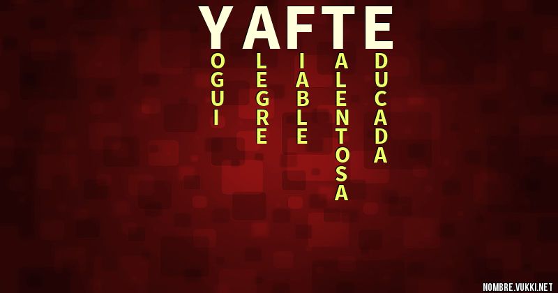 Acróstico yafte