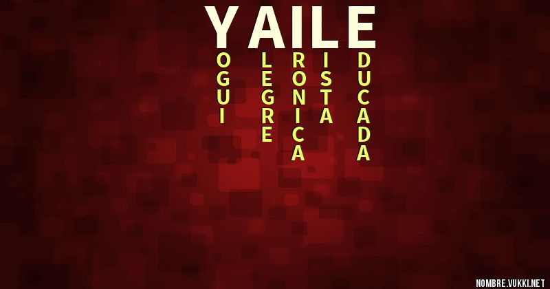 Acróstico yaile