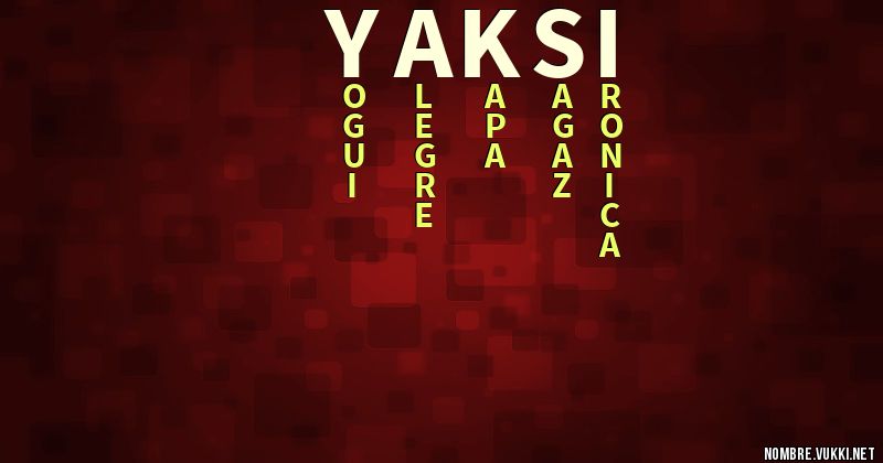 Acróstico yaksi