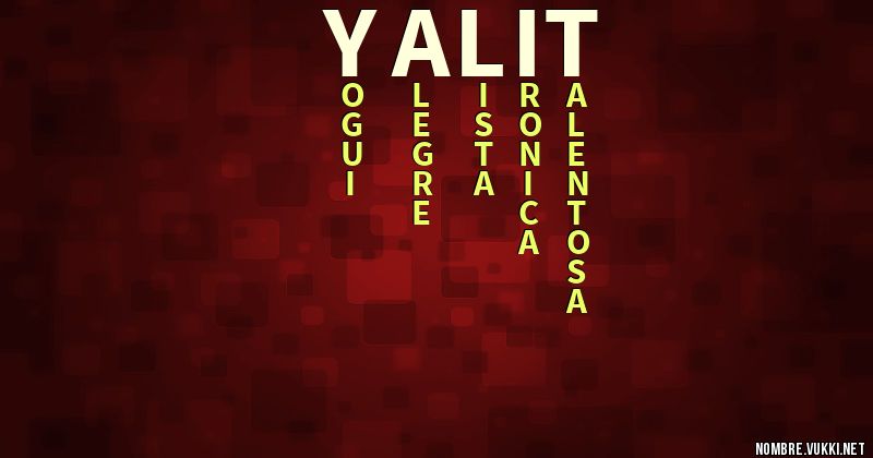 Acróstico yalit