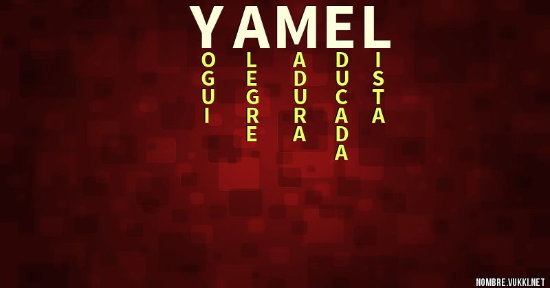 Acróstico yamel