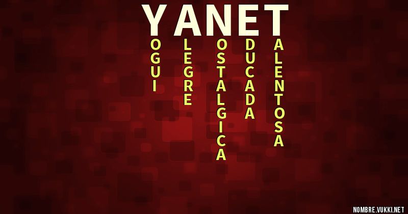 Acróstico yan et