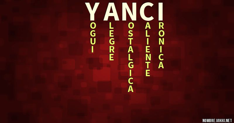 Acróstico yanci
