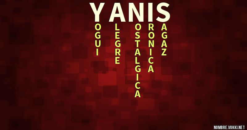 Acróstico yanis