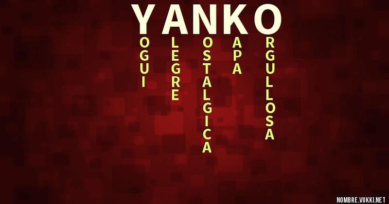 Acróstico yanko