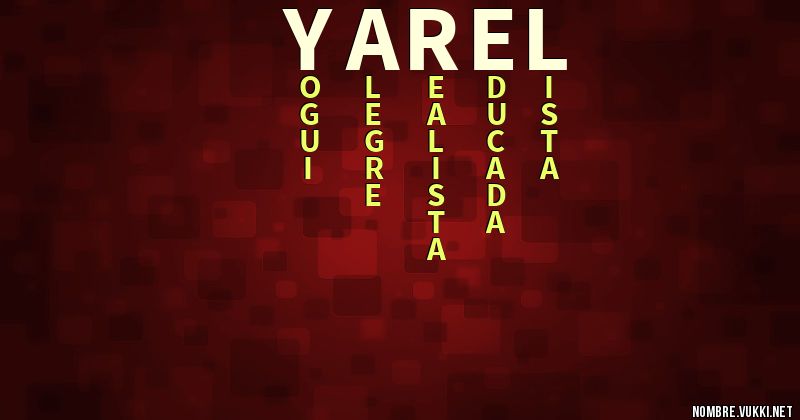 Acróstico yarel