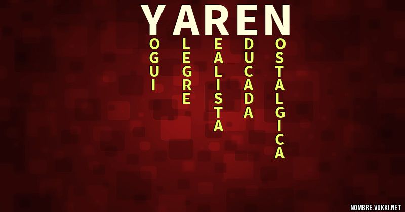 Acróstico yaren