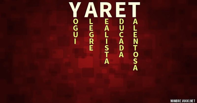 Acróstico yaret