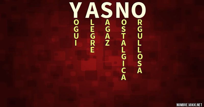 Acróstico yasno
