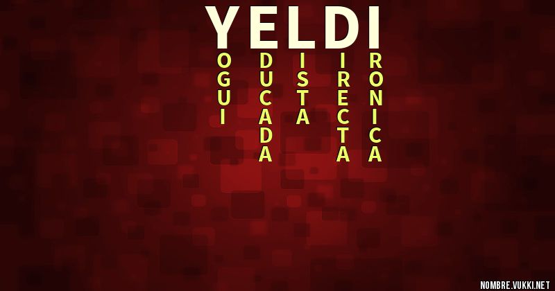 Acróstico yeldi