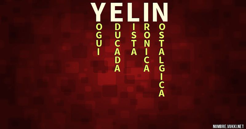 Acróstico yelin