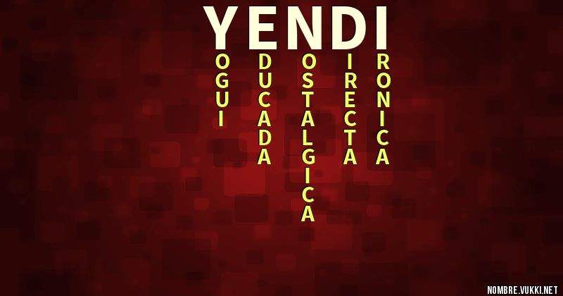 Acróstico yendi