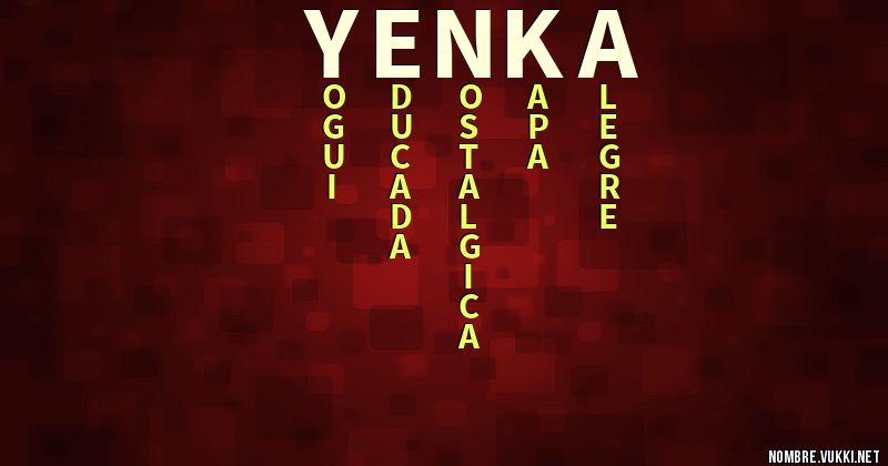 Acróstico yenka