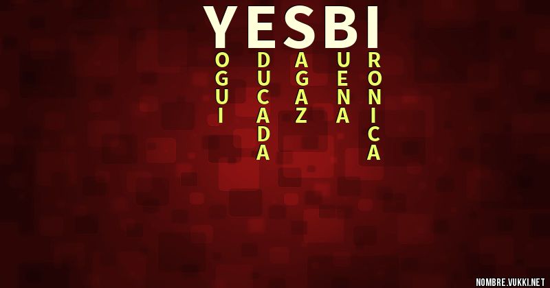 Acróstico yesbi