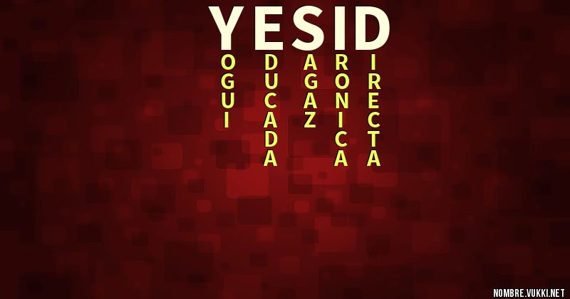 Acróstico yesid