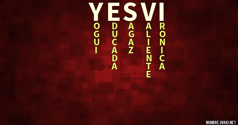 Acróstico yesvi