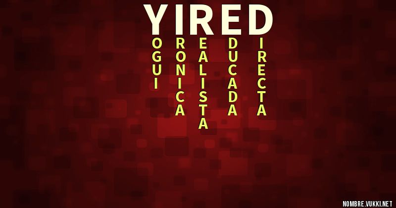 Acróstico yired