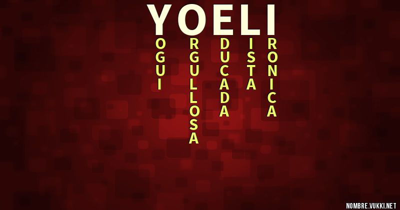 Acróstico yoeli