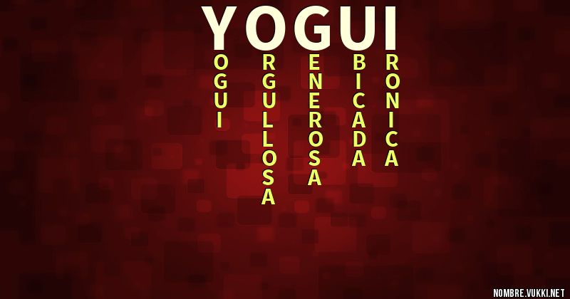 Acróstico yogui