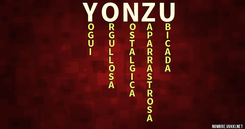 Acróstico yonzu