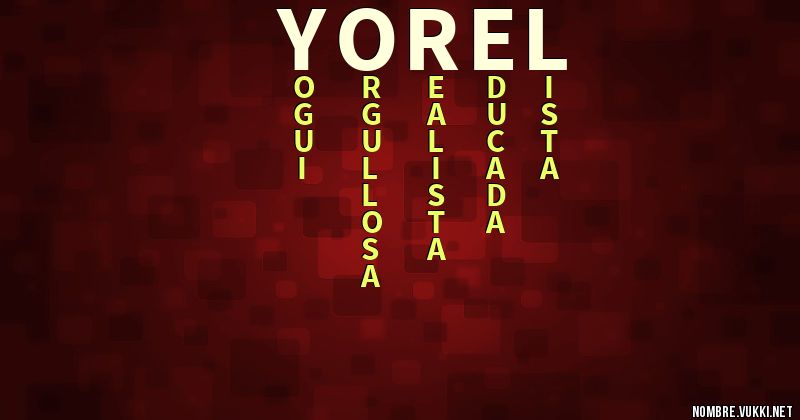Acróstico yorel