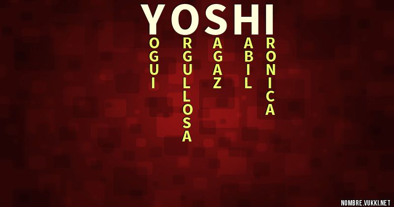 Acróstico yoshi