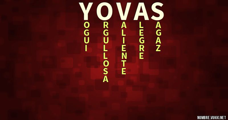 Acróstico yovas
