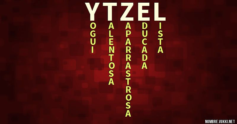 Acróstico ytzel