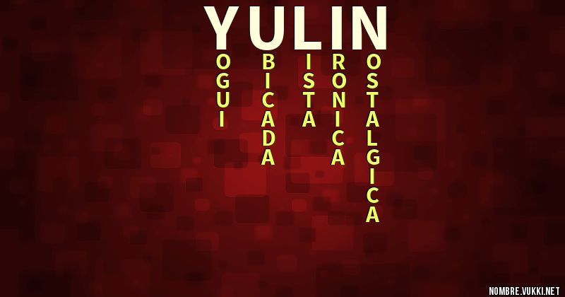 Acróstico yulin
