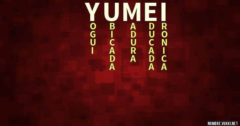 Acróstico yumei
