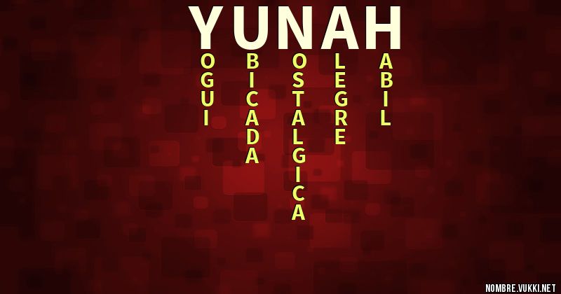 Acróstico yunah