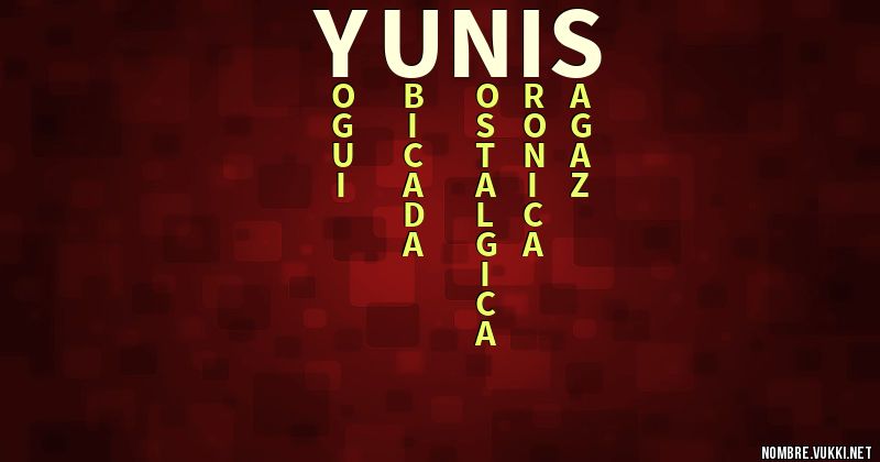 Acróstico yunis