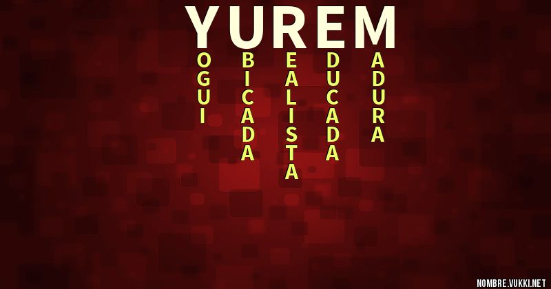 Acróstico yurem