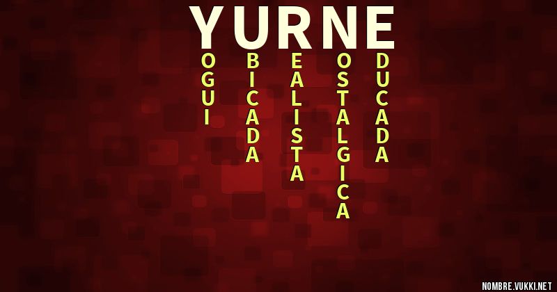 Acróstico yurne