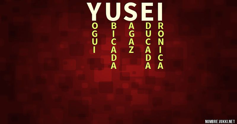 Acróstico yusei