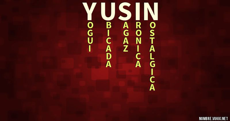 Acróstico yusin