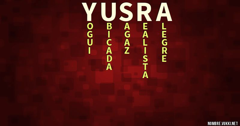 Acróstico yusra
