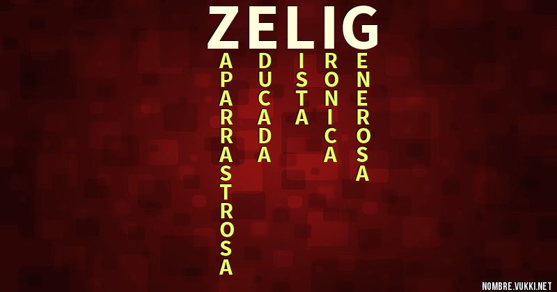 Acróstico zelig