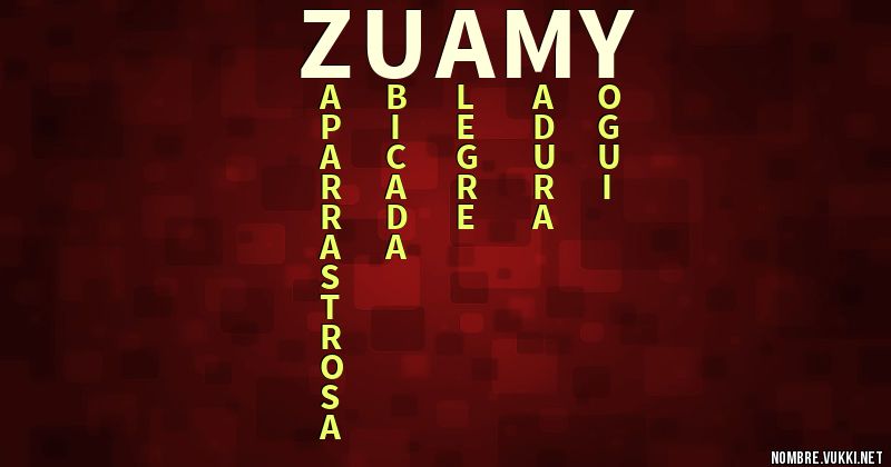 Acróstico zuamy