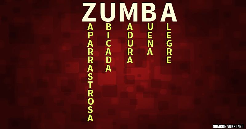 Acróstico zumba