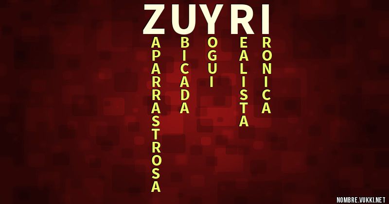 Acróstico zuyri