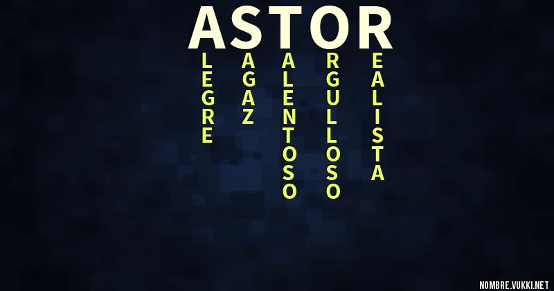 Acróstico Ástor