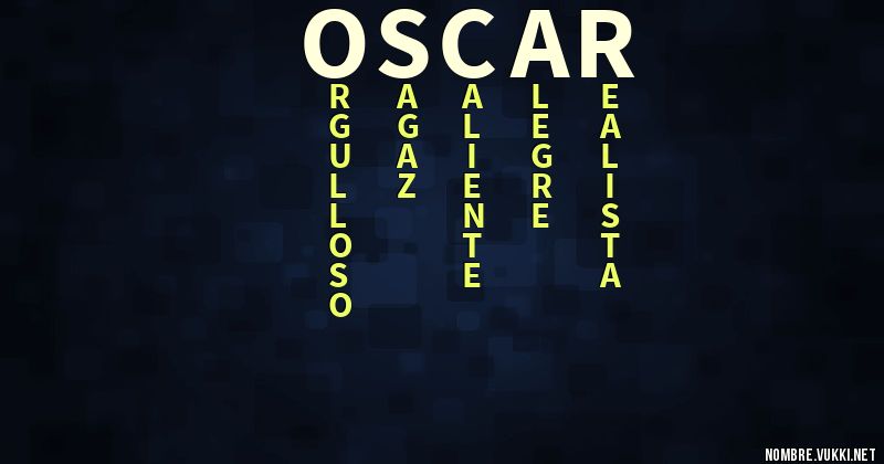 Acróstico Óscar
