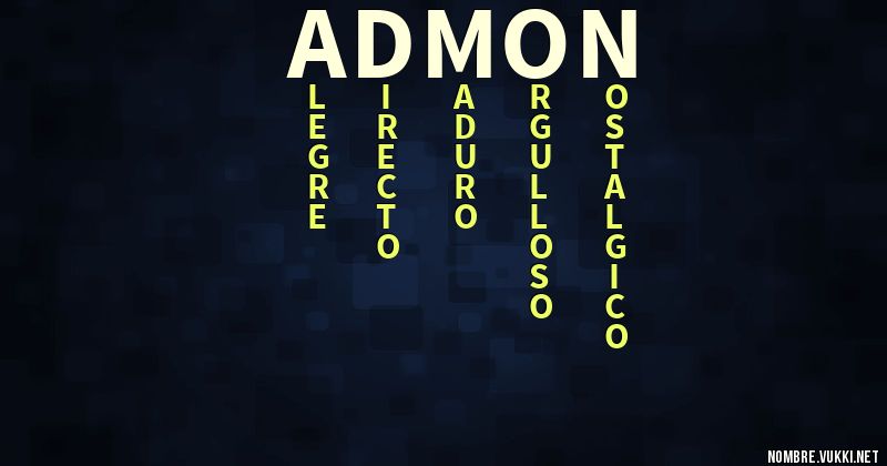 Acróstico admon