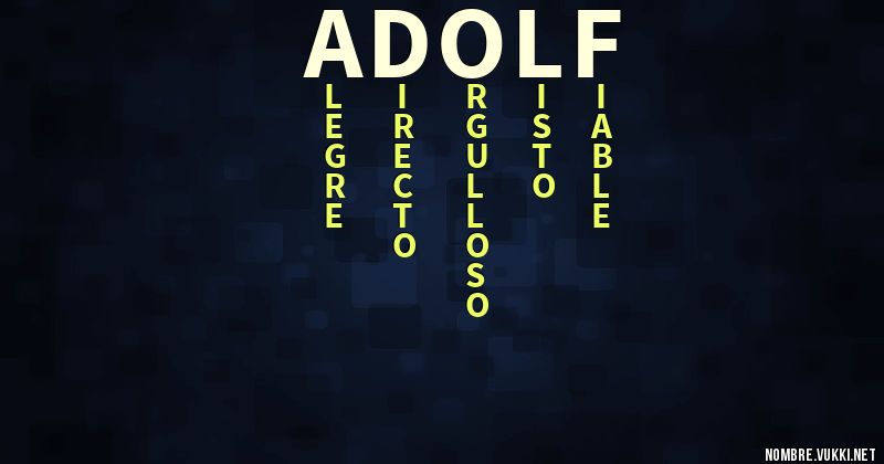 Acróstico adolf