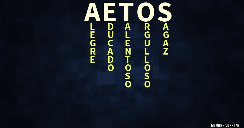 Acróstico aetos