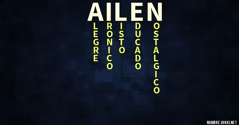 Acróstico ailen